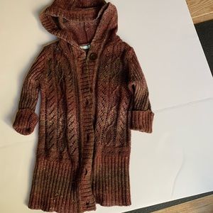 MAURICES button dawn multi yarn cardigan
